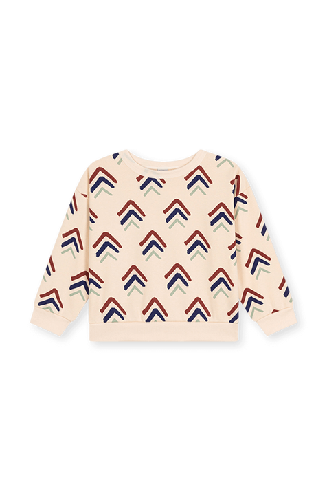 סווטשירט מכותנה אורגנית - גילאי 6-12 שנים PETIT BATEAU