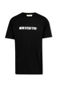 תמונה קידמית של Mirrored Logo Tee in Black