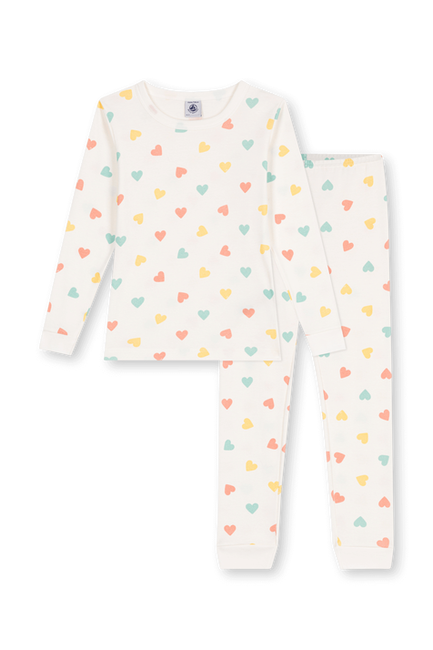 סט פיג'מה קצרה - גילאים 6-12 שנים PETIT BATEAU