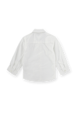 תמונה אחורית של Slim Fit Stretch Shirt - Babies