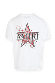 תמונה אחורית של Paisley Star Tee in White