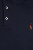 תמונה אחורית של Slim Fit Polo Shirt in Navy