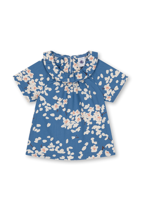 חולצת פופלין - גילאי 18-36 חודשים PETIT BATEAU