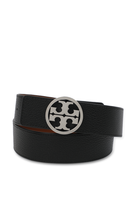 חגורת עור מילר דו צדדית TORY BURCH