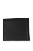 תמונה אחורית של Bifold Leather Wallet in Black