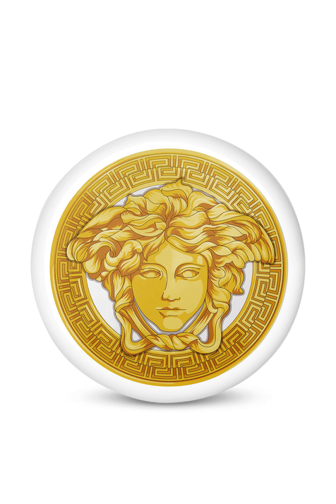 צלחת פריסבי עם הדפס הבארוק המוזהב VERSACE