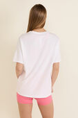 תמונת דוגמן אחורית של Side-Cinch Cotton T-Shirt