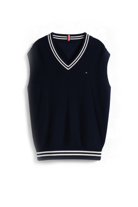אפודה סרוגה - גילאי 3-7 שנים TOMMY HILFIGER KIDS