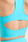 תמונת תקריב דוגמן של Ultralu Cut-Out Racerback Tank Top