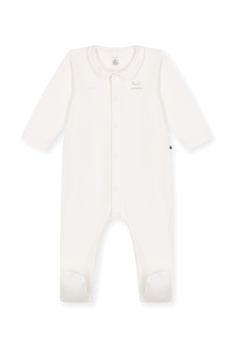 אוברול פיג'מה עם רגליות - גילאי NB-12 חודשים PETIT BATEAU