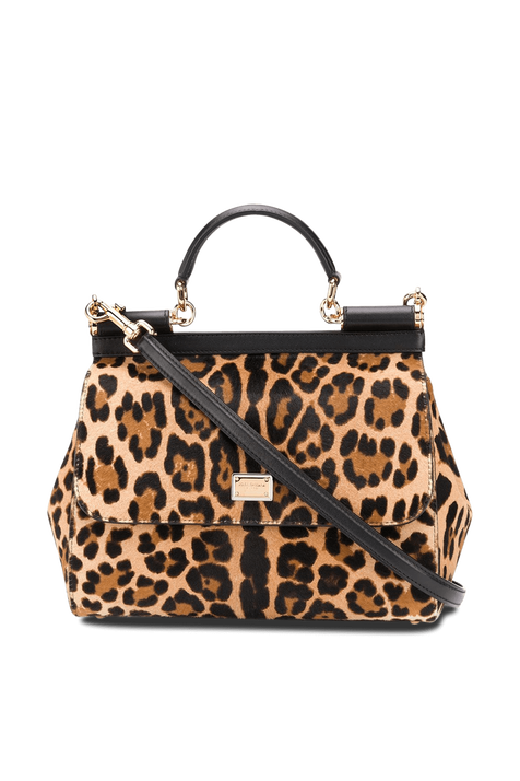 Sicily MD Handbag in Leopard DOLCE & GABBANA