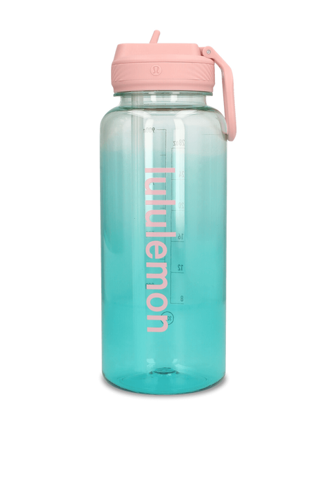 Back To Life Clear Bottle 32oz*Straw Lid LULULEMON