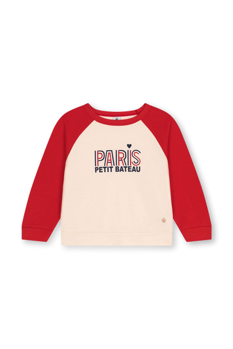 סווטשירט פריז - גילאי 3-5 שנים PETIT BATEAU