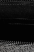 תמונת פנים של Zippered Tablet Holder in Black Leather
