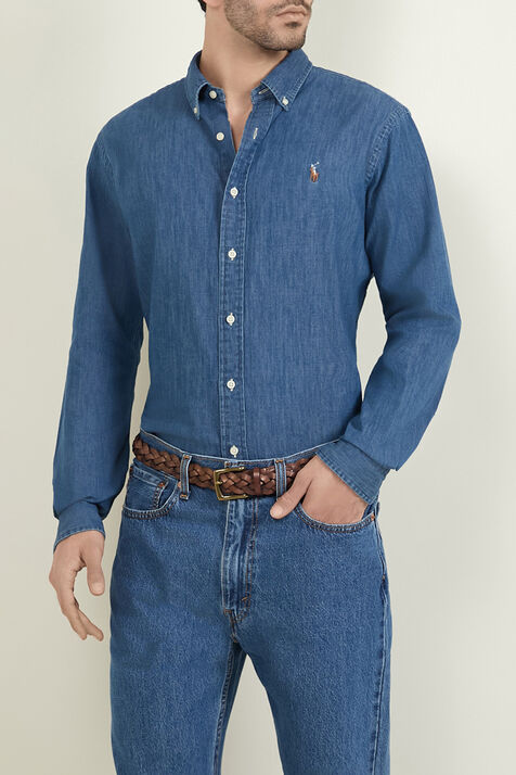 חולצה מכופתרת ג'ינס POLO RALPH LAUREN