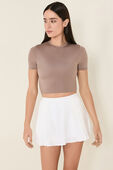 Nulu Crewneck Cropped T-Shirt תמונת דוגמן קידמית של Nulu Crewneck Cropped T-Shirt