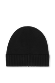 תמונה אחורית של Merino Wool Logo Hat in Black