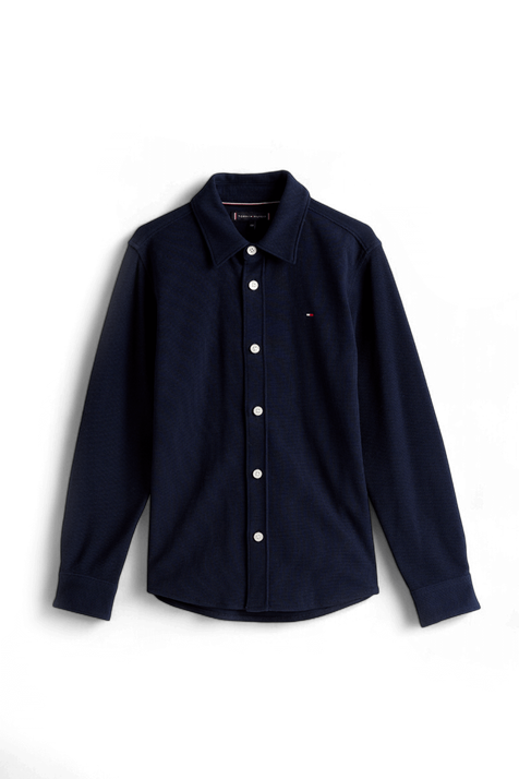 חולצה מכופתרת - גילאי 3-7 שנים TOMMY HILFIGER KIDS