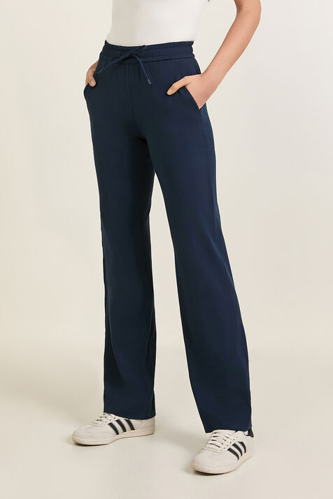 Soft Jersey Straight-Leg Mid-Rise Pant *REG