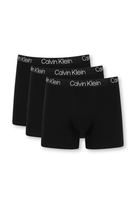 מארז שלישיית תחתוני בוקסר בריף בגוון שחור CALVIN KLEIN