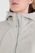 תמונת תקריב דוגמן של Scuba Full-Zip Cropped Hoodie
