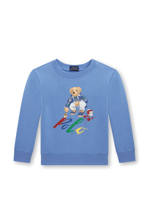 סווטשירט עם צווארון מעוגל- גילאי 2-7 שנים POLO RALPH LAUREN KIDS