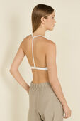 תמונת דוגמן אחורית של Nulu™ T-Strap Bralette Triangle