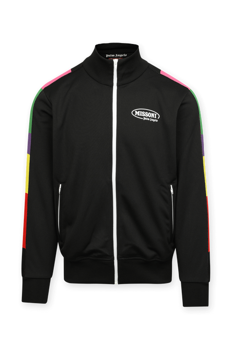 PA x Missoni Side Color Jacket in Black PALM ANGELS