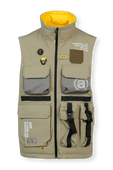 תמונה קידמית של Reversible Vest in Yellow and Green