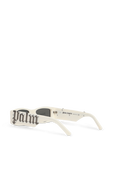 תמונה אחורית של משקפי שמש אנג'ל לבנים