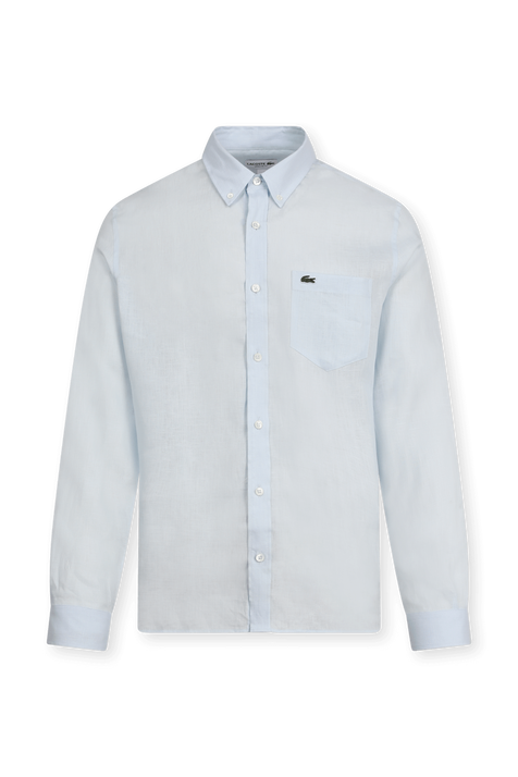 חולצה מכופתרת מפשתן LACOSTE