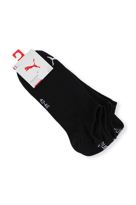 מארז שלושה זוגות גרבים יוניסקס בשחור PUMA