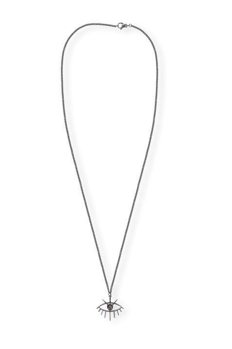 Ojona Eye Necklace in Silver M.COHEN