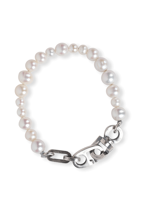 Reidak Pearl Bracelet in Silver and White M.COHEN