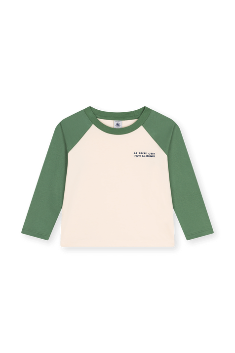 חולצת טי ארוכה - גילאי 6-12 שנים PETIT BATEAU