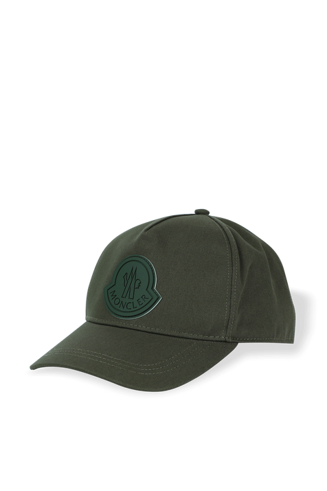Logo Baseball Cap in Green MONCLER