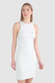 תמונת דוגמן קידמית של Ribbed Softstreme Slim-Fit Tank Dress