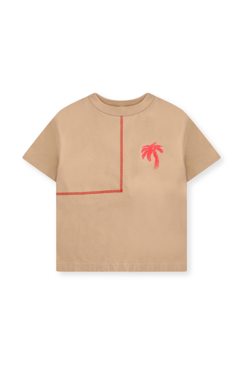 חולצת טי עם לוגו - גילאי 4-12 שנים PALM ANGELS KIDS