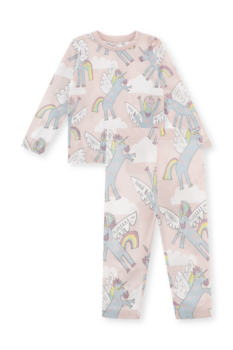 סט מכנסיים וחולצת פיג`מה - גילאי 3-24 חודשים STELLA McCARTNEY KIDS