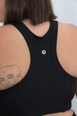 Ribbed Nulu High-Neck Yoga Bra