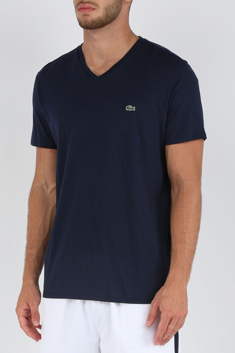 חולצת וי עם לוגו LACOSTE