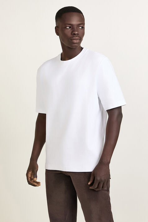 Heavyweight Cotton Textured Short-Sleeve Shirt