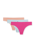 תמונה קידמית של InvisiWear Thong Underwear - 3 Pack