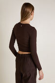 תמונת דוגמן אחורית של All It Takes Ribbed Nulu™ Long-Sleeve Shirt