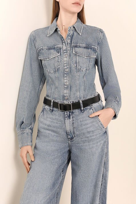 חולצת ג'ינס מכופתרת RAG & BONE
