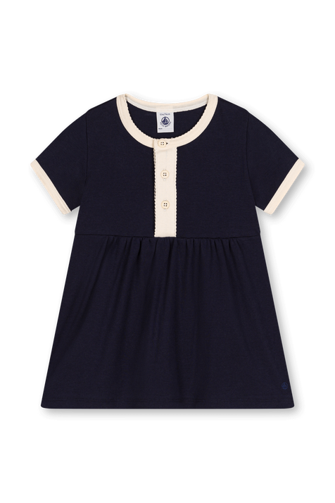 שמלה קצרה - גילאי 18-36 חודשים PETIT BATEAU