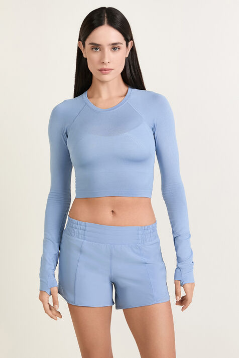Swiftly Tech Cropped Long-Sleeve Shirt 2.0 LULULEMON