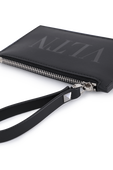 תמונת פנים של VLTN Leather Wallet in Black