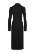 תמונה אחורית של Cappotto Long Coat in Black