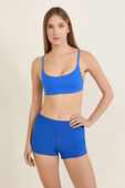 Wunder Train Strappy Racer Bra, A/B Cup תמונת דוגמן קידמית של Wunder Train Strappy Racer Bra, A/B Cup